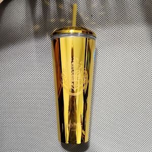 Harry Potter Gold Tumbler with Straw